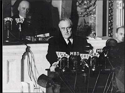 Roosevelt Declares War